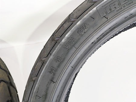 Used Front Rear Motorcycle Tire Set Pirelli Mt60 Rs 2504100-Mototech271