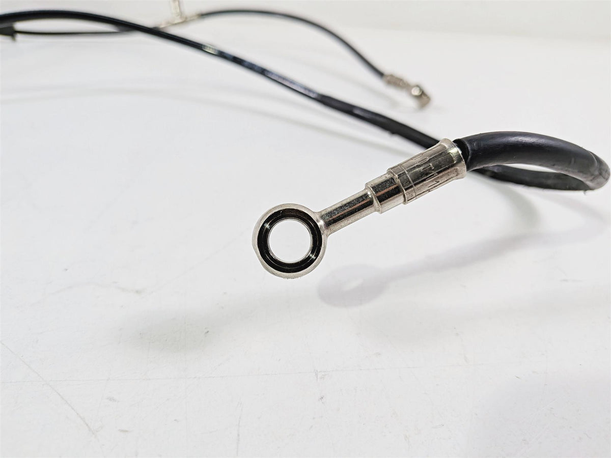 2009 Ducati Hypermotard 1100 S Front Rear Brake Line Hose Set-Mototech271