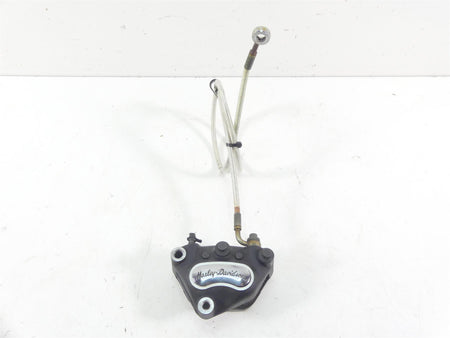 2002 Harley Softail FXSTDI Deuce Front Brake Caliper + Line 44046-00D {{ shop.shopifyCountryName }} - Mototech271