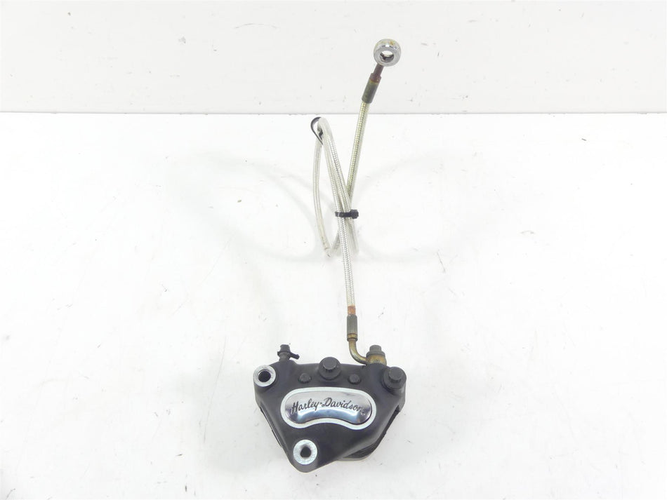 2002 Harley Softail FXSTDI Deuce Front Brake Caliper + Line 44046-00D {{ shop.shopifyCountryName }} - Mototech271
