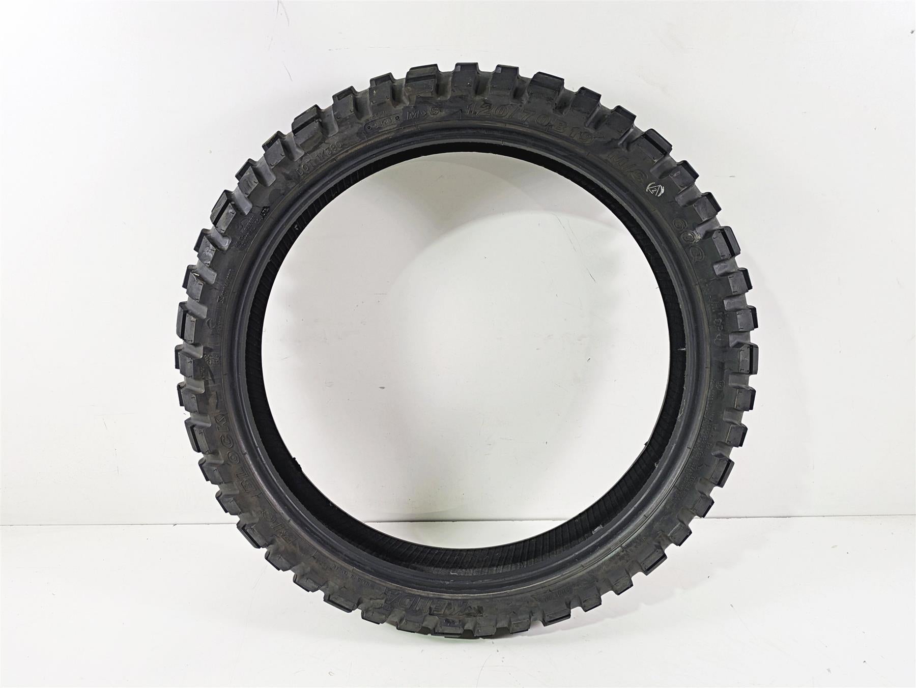 Used Front Motorcycle Tire Kenda Big Block 120/70B19 R19 60Q 170M2004 {{ shop.shopifyCountryName }} - Mototech271