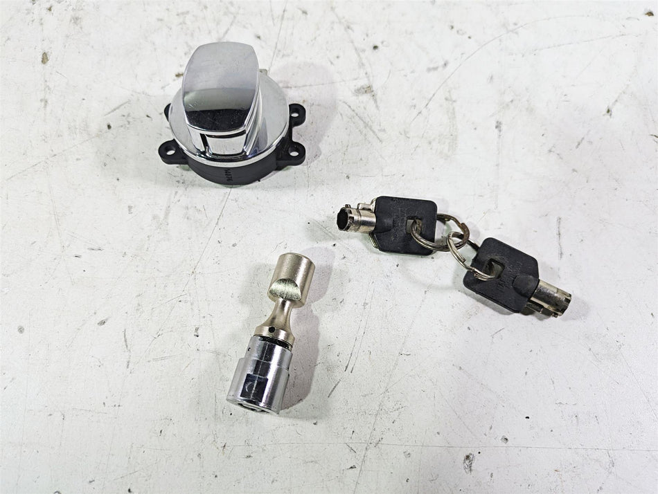 2005 Harley Softail FLSTFSE CVO Fat Boy Ignition Switch Key Lock Set 71450-04 {{ shop.shopifyCountryName }} - Mototech271