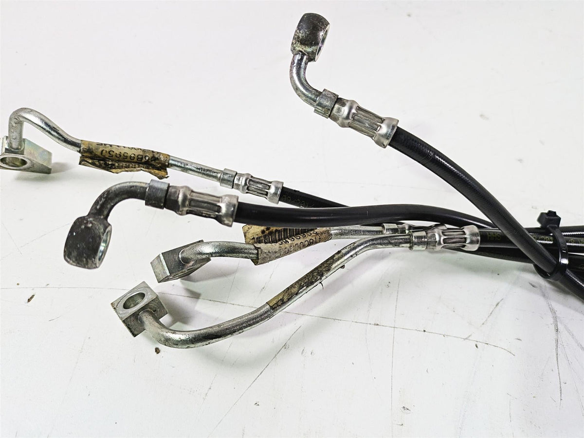 2015 Harley Touring FLHTKL E -Glide Low Front Abs Brake Line Hose Set 41800544 {{ shop.shopifyCountryName }} - Mototech271
