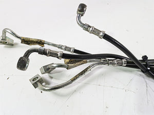2015 Harley Touring FLHTKL E -Glide Low Front Abs Brake Line Hose Set 41800544 | Mototech271