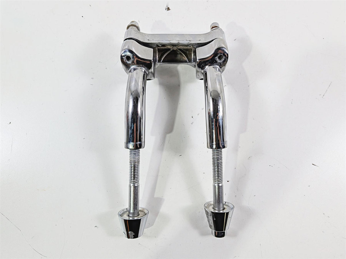 1995 Harley XL883 Sportster Hugger Handlebar Chrome Riser 5" tall 2" Pullback {{ shop.shopifyCountryName }} - Mototech271