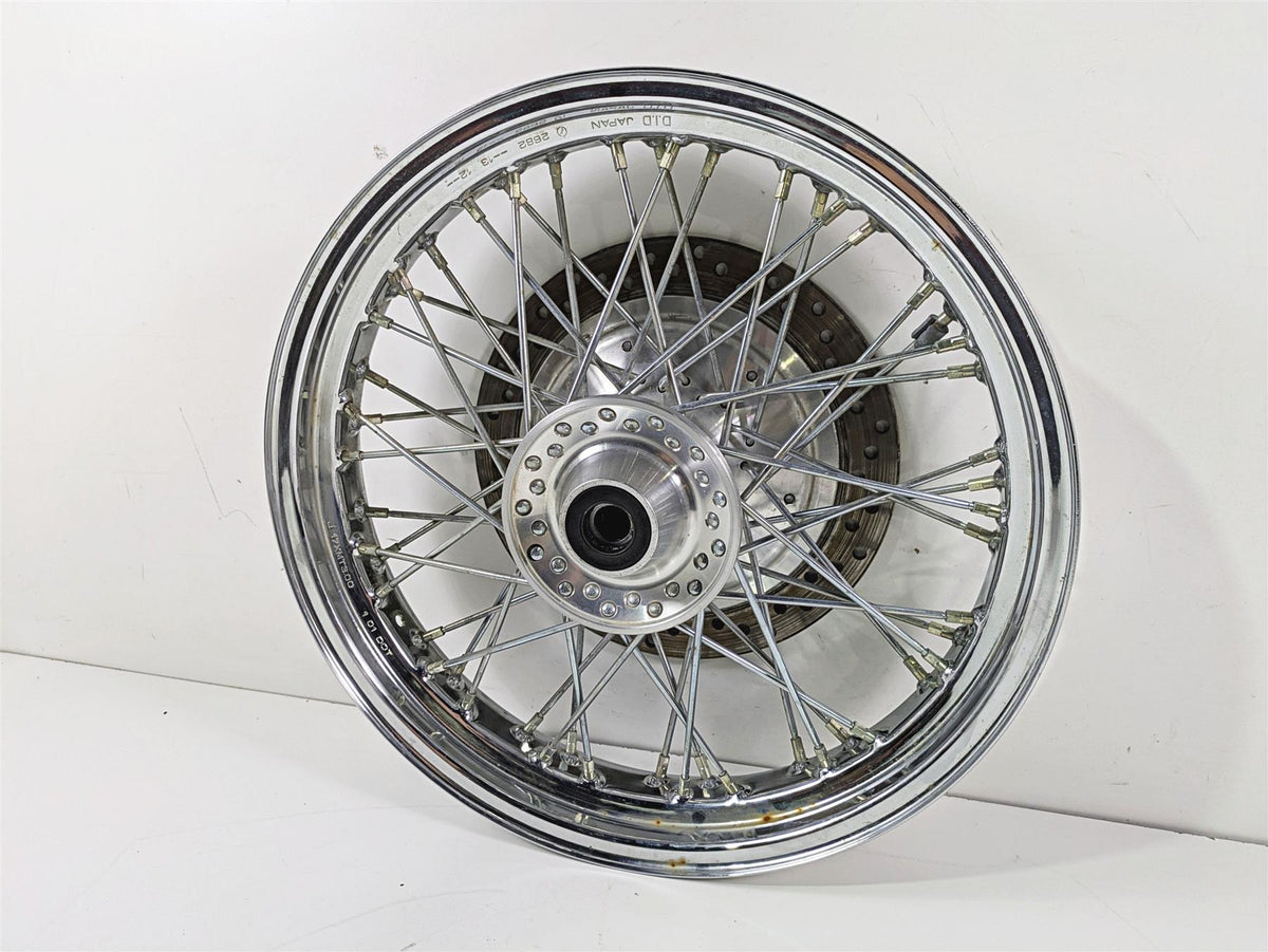 2001 Honda VT750 Shadow Ace 17x3 Spoke Front Wheel 44650-MBA-020 {{ shop.shopifyCountryName }} - Mototech271