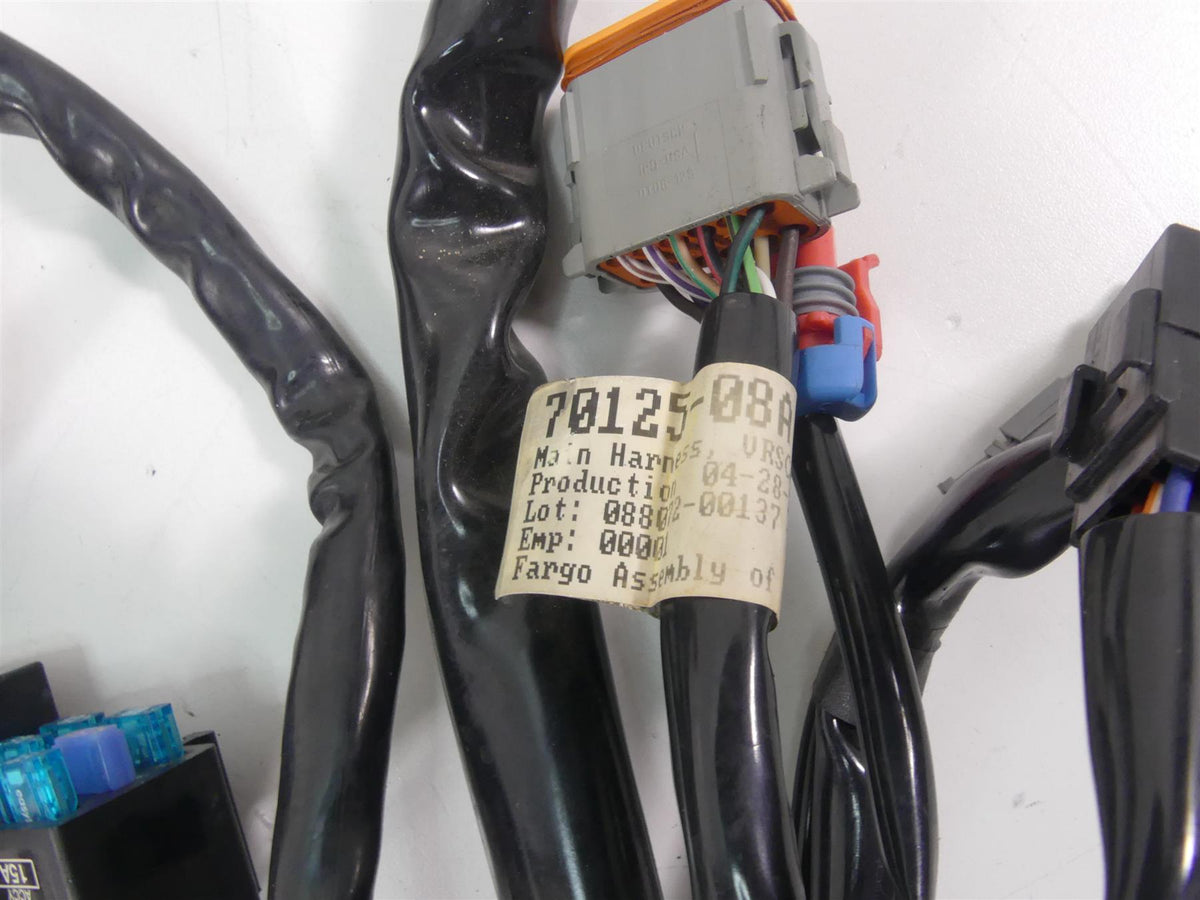 2011 Harley VRSCF Muscle Rod Main Wiring Harness Non Abs Set - No Cuts 70125-08A {{ shop.shopifyCountryName }} - Mototech271