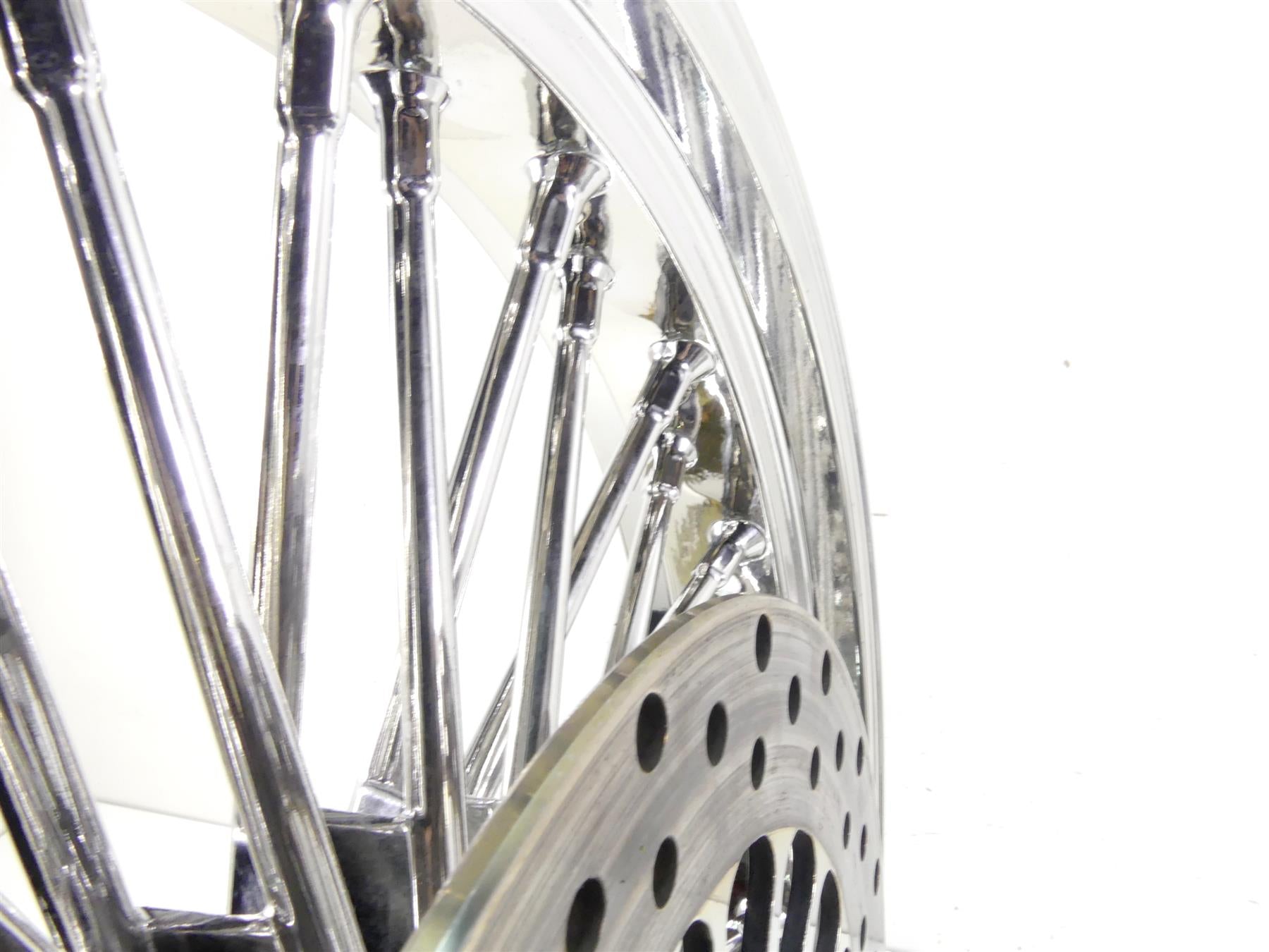 2017 Harley Softail FXSB Breakout Chrome Front Wheel Rim Fat Spoke 21x3.5 {{ shop.shopifyCountryName }} - Mototech271