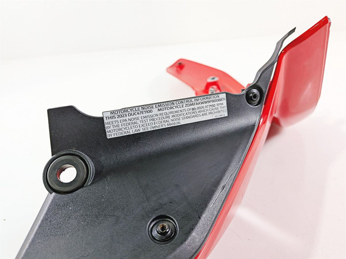 2023 Ducati Streetfighter V4 Red Left Upper Main Side Cover Fairing 4802D711A-Mototech271