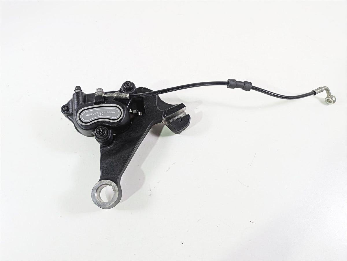 2014 Harley FXDF Dyna Fat Bob Rear Brake Caliper & Bracket 40908-08 {{ shop.shopifyCountryName }} - Mototech271