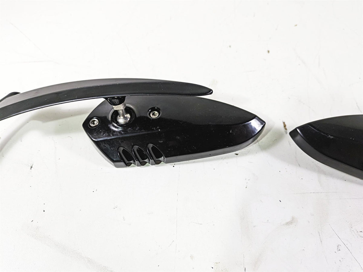 2008 Harley Touring FLHTCU E-Glide 105TH Kuryakyn Black Rambo Scythe Knife Blade Mirrors 1760 {{ shop.shopifyCountryName }} - Mototech271