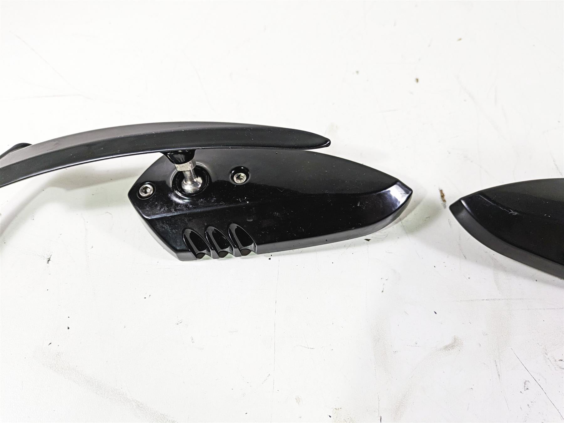 2008 Harley Touring FLHTCU E-Glide 105TH Kuryakyn Black Rambo Scythe Knife Blade Mirrors 1760 {{ shop.shopifyCountryName }} - Mototech271
