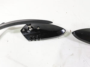 2008 Harley Touring FLHTCU E-Glide 105TH Kuryakyn Black Rambo Scythe Knife Blade Mirrors 1760 | Mototech271