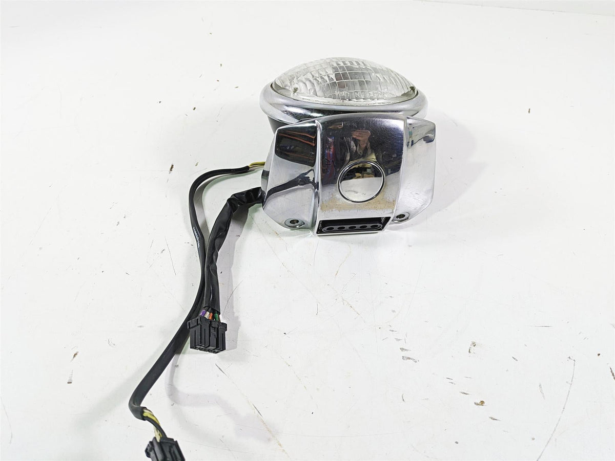 2003 Harley Dyna FXDL Low Rider 100TH Headlight Head Light & Visor 67672-96B {{ shop.shopifyCountryName }} - Mototech271
