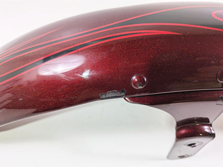 2008 Harley FXCWC Softail Rocker Front Fender Crimson Red Sunglo Deluxe 60158-08 {{ shop.shopifyCountryName }} - Mototech271