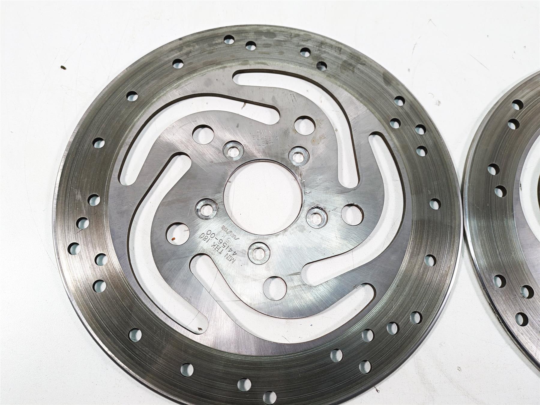 2006 Harley Touring FLHTCUI Electra Glide Front Brake Disc Rotor Set 44156-00 {{ shop.shopifyCountryName }} - Mototech271
