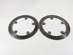 2010 BMW R1200RT K26 Front Brembo Brake Disc Rotor Set 320mm 34117711428 | Mototech271
