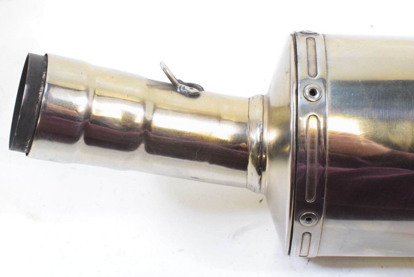 2008 Ducati 848 Polished Exhaust Pipe Muffler Silencer Set 57411962C 57311992C {{ shop.shopifyCountryName }} - Mototech271