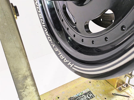 2015 Harley FXDF Dyna Fat Bob Rear Wheel Rim Straight 16x5 Black 40900261 {{ shop.shopifyCountryName }} - Mototech271