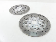 Load image into Gallery viewer, 2007 Harley FLHTCU SE CVO Electra Glide Front Brake Rotor Disc Set 44363-00
