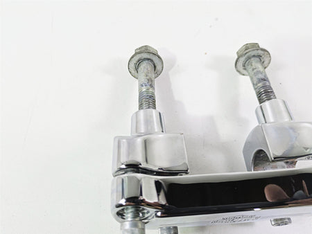 2004 Harley Softail FXSTDI Deuce Chrome Short Handlebar Riser Holder Set {{ shop.shopifyCountryName }} - Mototech271