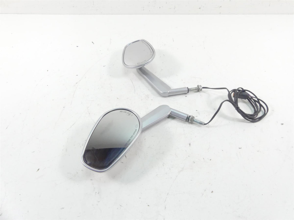 2012 Harley VRSCF Muscle Rod Rear View Mirrors Turn Signal Blinker Set 69395-09A {{ shop.shopifyCountryName }} - Mototech271