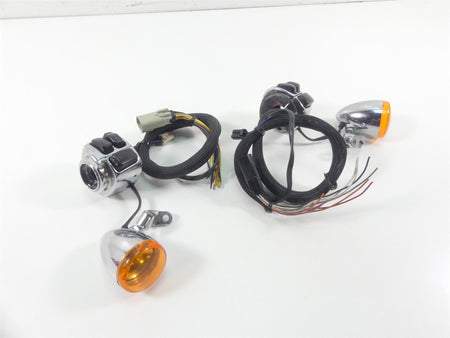 2009 Harley Dyna FXDF SE CVO Fat Bob Chrome Hand Control Switch Set 71682-06A {{ shop.shopifyCountryName }} - Mototech271