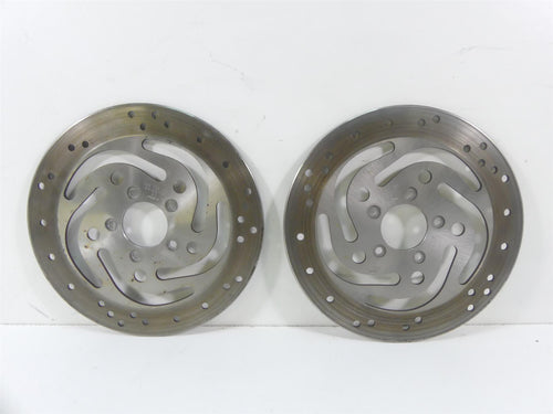 2006 Harley Touring FLHTCUI Electra Glide Front Brake Rotor Disc Set 44156-00 | Mototech271