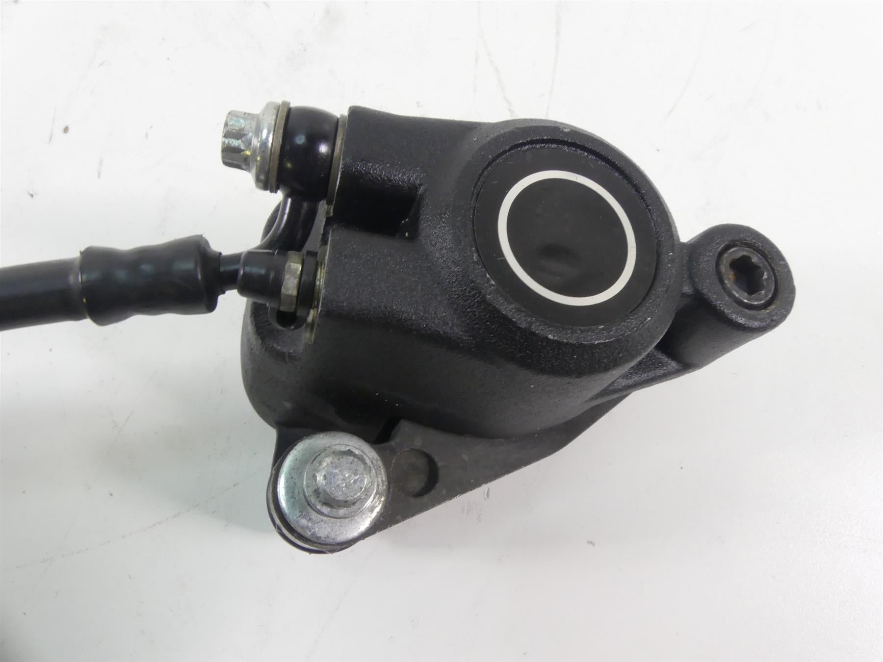 1993 Harley FXSTS Softail Springer Front Brake Caliper + Line 44077-88F {{ shop.shopifyCountryName }} - Mototech271