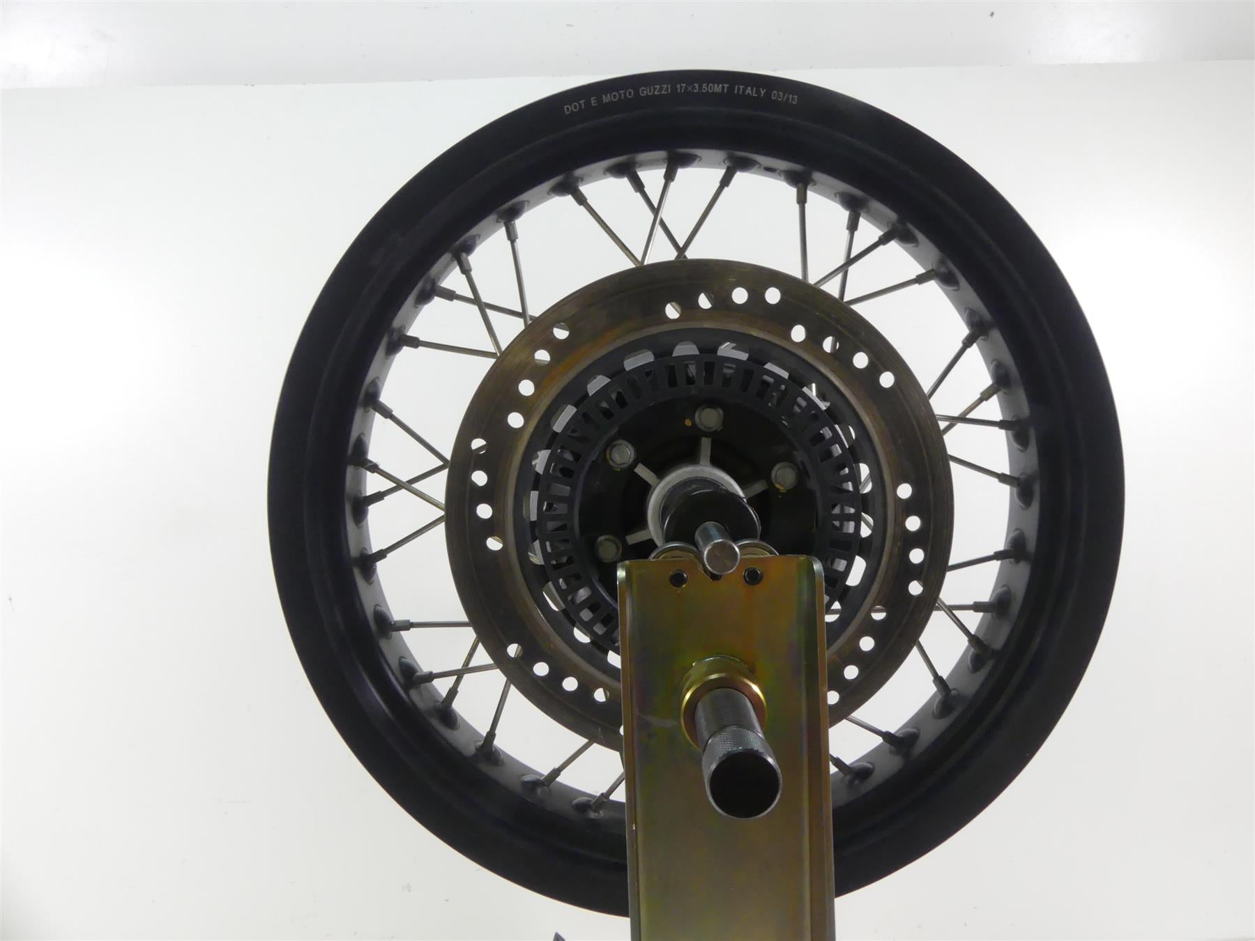 2016 Moto Guzzi V7 II Special 750 Straight Rear Spoke Wheel Rim 17x3.5 B063704 {{ shop.shopifyCountryName }} - Mototech271