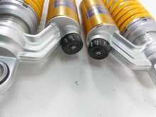 Load image into Gallery viewer, 2017 Triumph Thruxton 1200R Rear Ohlins Suspension Shock Damper 15.5&quot; Set T2050392
