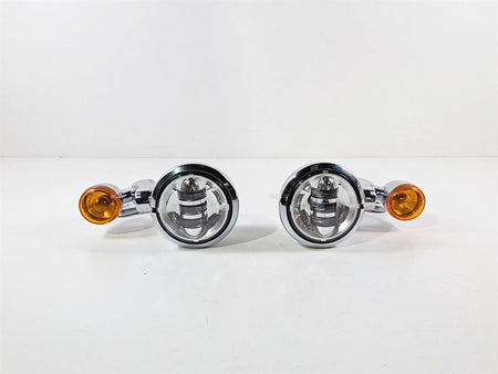 2014 Harley Touring FLHTK Electra Glide Chrome Spot Light Blinker Set 68000021-Mototech271