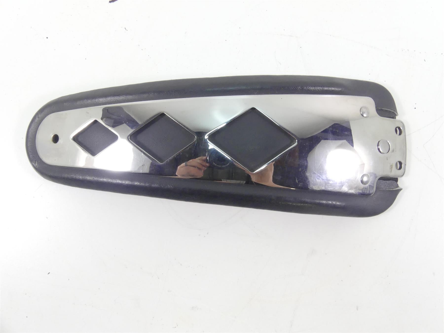 1999 Harley FXSTS Softail Springer Rear Fender Bib Chap Chrome Diamond {{ shop.shopifyCountryName }} - Mototech271