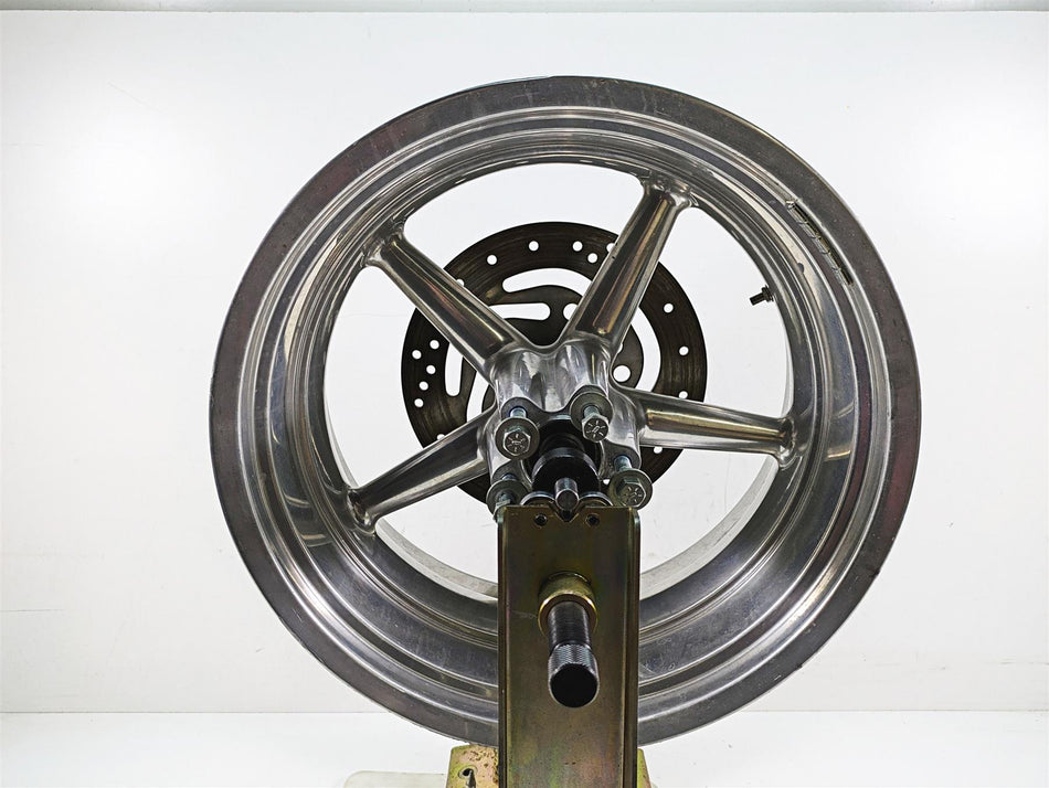 2009 Harley FXCWC Softail Rocker C Straight 18x8 Rear Wheel Rim 41497-08A {{ shop.shopifyCountryName }} - Mototech271