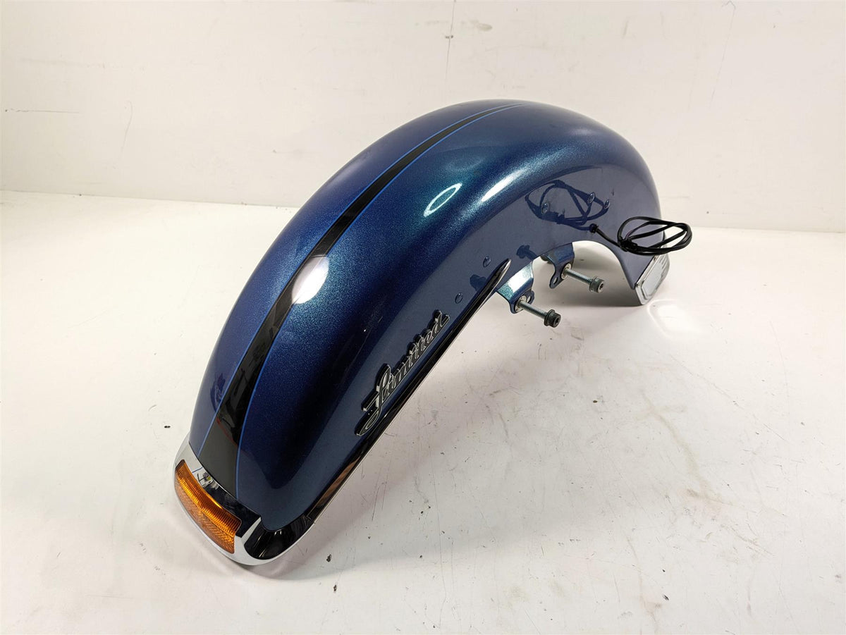 2014 Harley Touring FLHTK Electra Glide Nice Front Fender Daytona Blue 58900032 {{ shop.shopifyCountryName }} - Mototech271