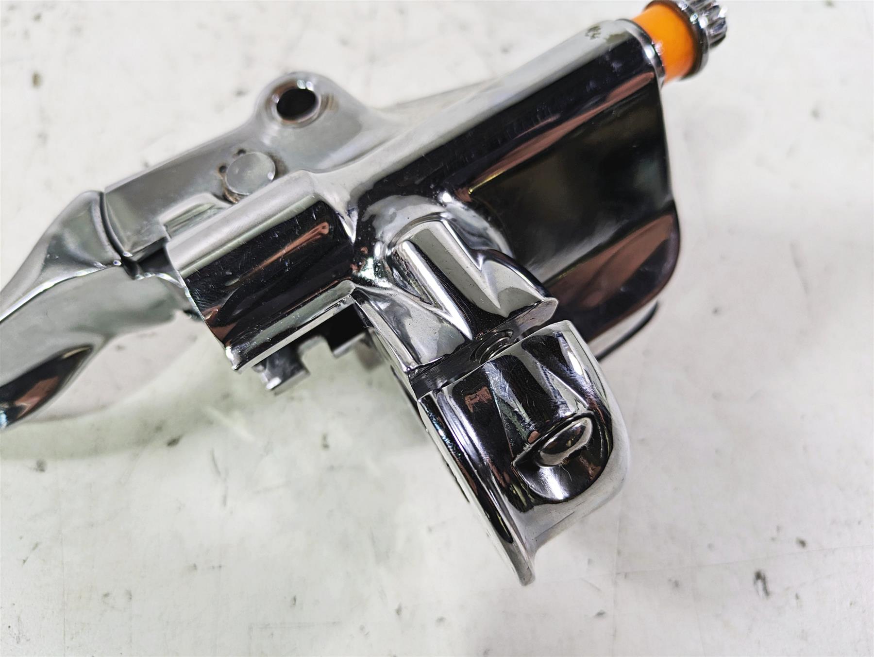 2002 Harley FLSTC Softail Heritage Chrome Front Brake Master Cylinder 45019-96F {{ shop.shopifyCountryName }} - Mototech271
