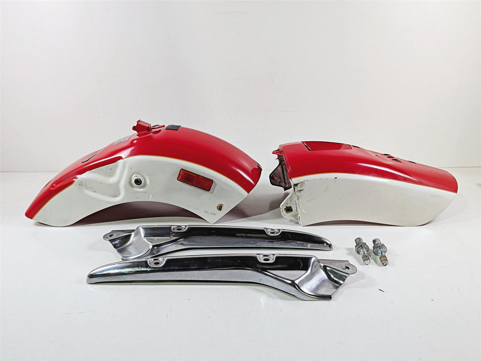 1997 Honda GL1500 CA Valkyrie Rear Fender Set & Chrome Struts 80110-MZ0-670-Mototech271