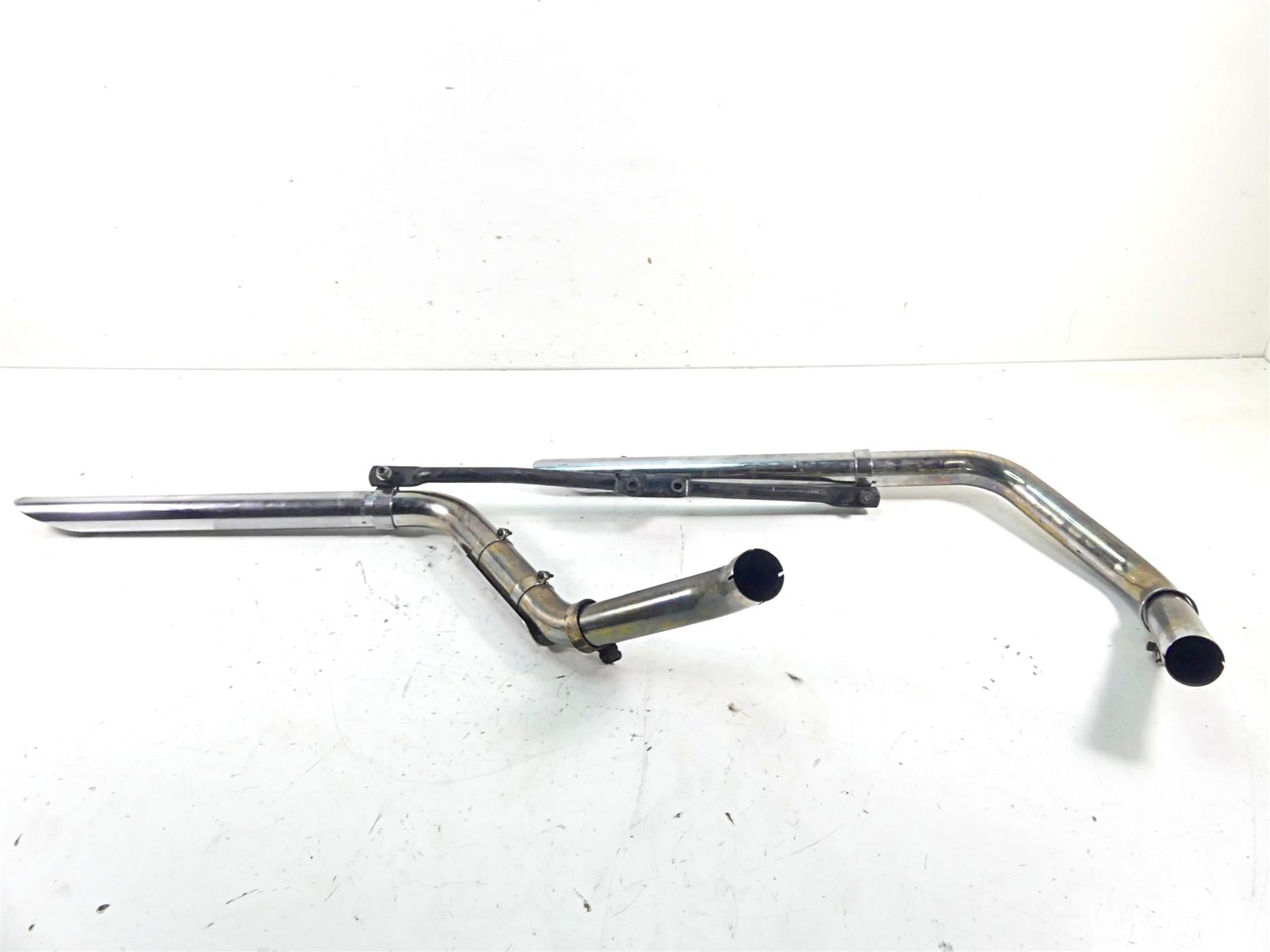 1979 Harley Sportster XLS1000 Roadster Exhaust Drag Pipe System With Baffles {{ shop.shopifyCountryName }} - Mototech271