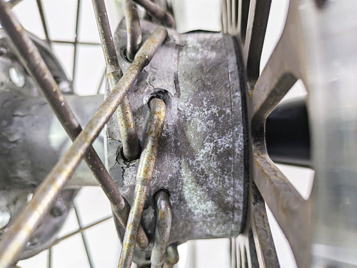 2008 Harley FLSTC 105TH Softail Heritage 16x3 Front Wheel Rim & Cover 41508-08 {{ shop.shopifyCountryName }} - Mototech271