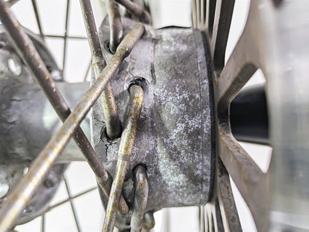2008 Harley FLSTC 105TH Softail Heritage 16x3 Front Wheel Rim & Cover 41508-08 {{ shop.shopifyCountryName }} - Mototech271