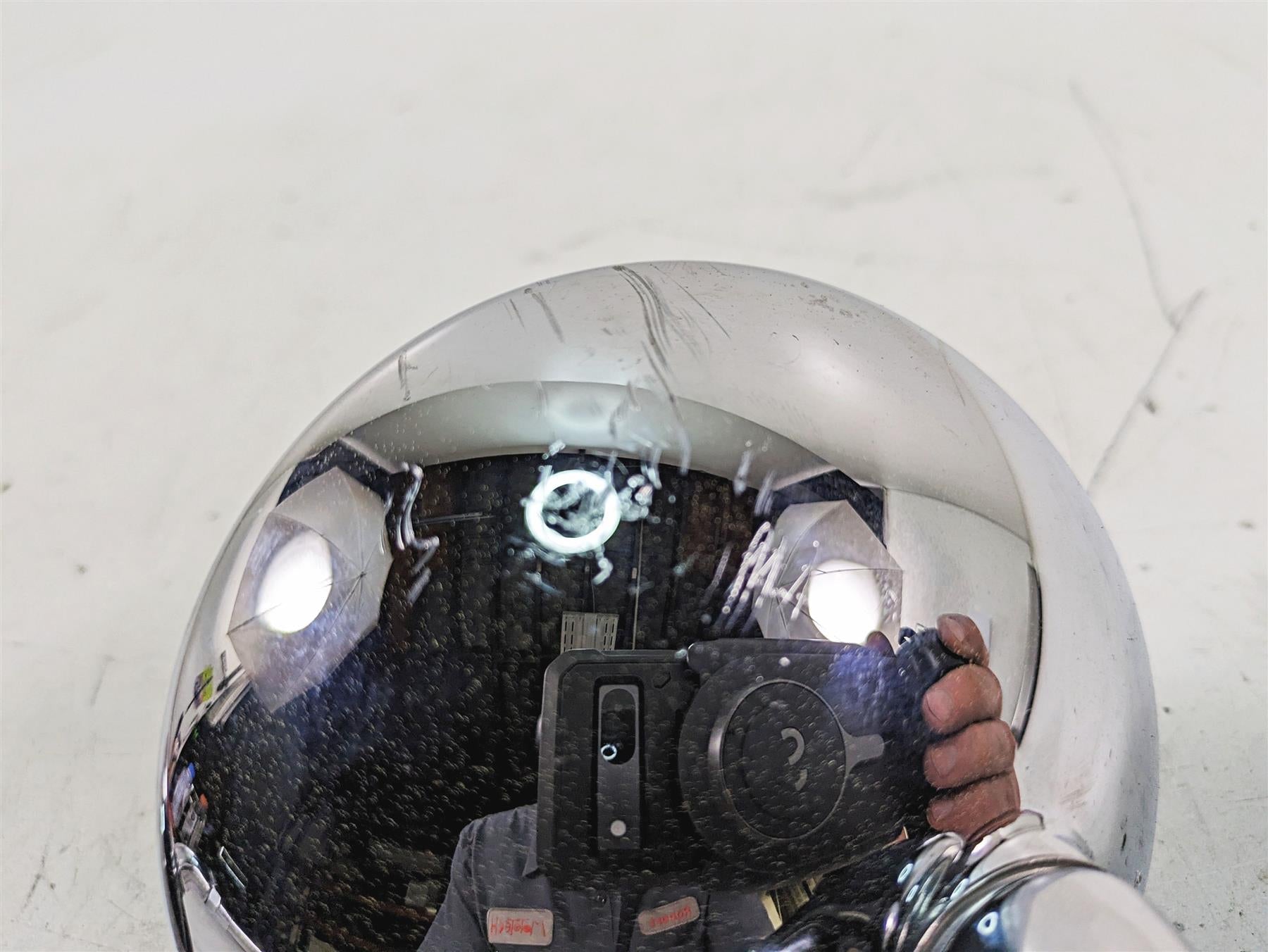 2011 Triumph America Round Rear View Mirror Set - Read T2066682 T2043439 {{ shop.shopifyCountryName }} - Mototech271
