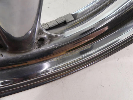 2001 Kawasaki ZX600J2 ZX6R Ninja Front Rear Chrome Wheel Rim Set 41073-1659 {{ shop.shopifyCountryName }} - Mototech271