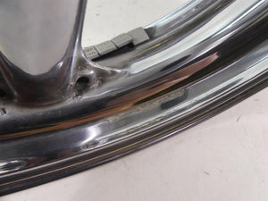 2001 Kawasaki ZX600J2 ZX6R Ninja Front Rear Chrome Wheel Rim Set 41073-1659
