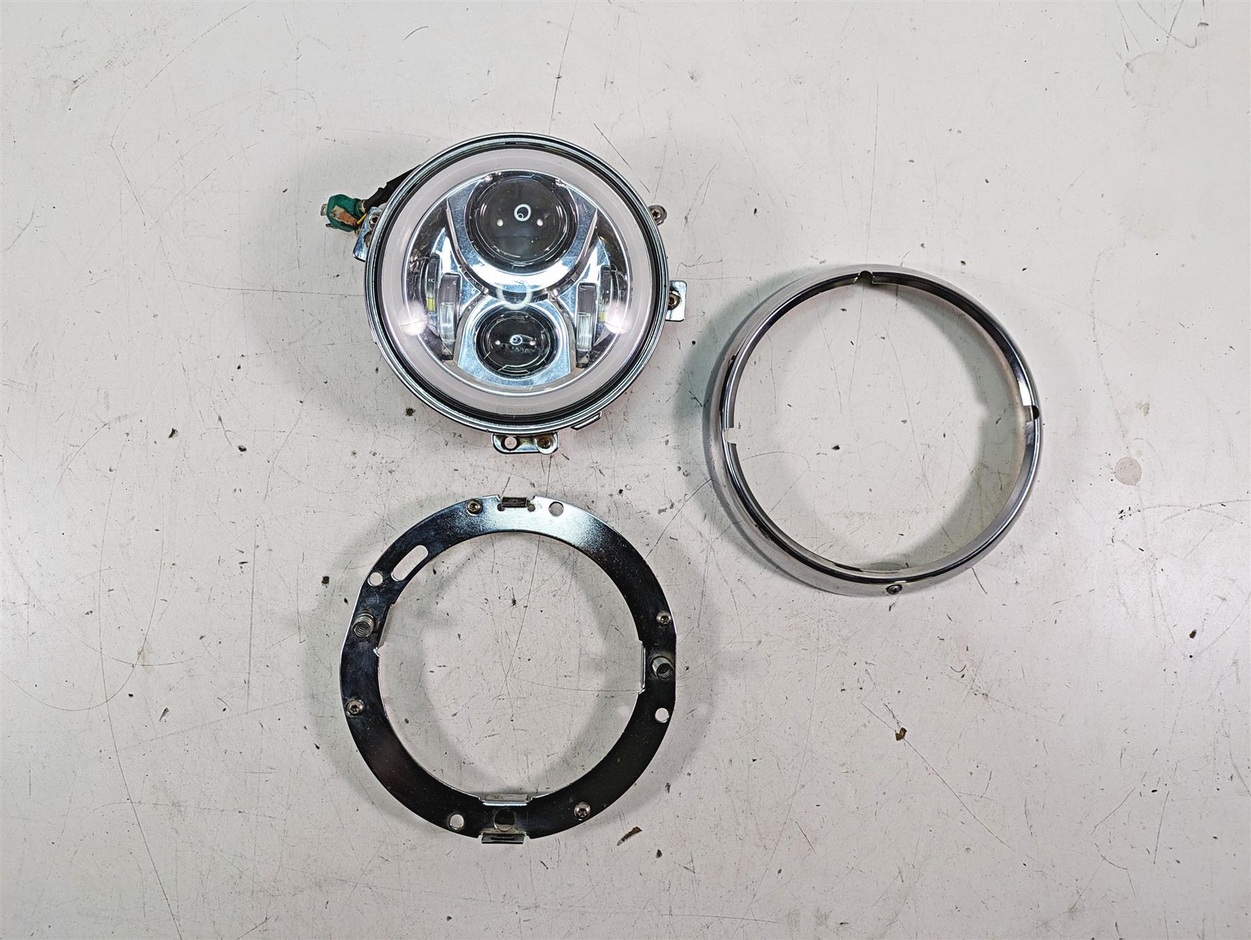 2008 Harley FLHTCU Electra Glide Headlight Head Light Halo Lamp - Read {{ shop.shopifyCountryName }} - Mototech271
