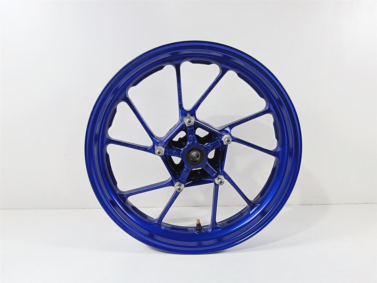 2025 Yamaha YZF R7 Straight Front Blue Wheel Rim 17x3.5 2DR-25168-00 {{ shop.shopifyCountryName }} - Mototech271