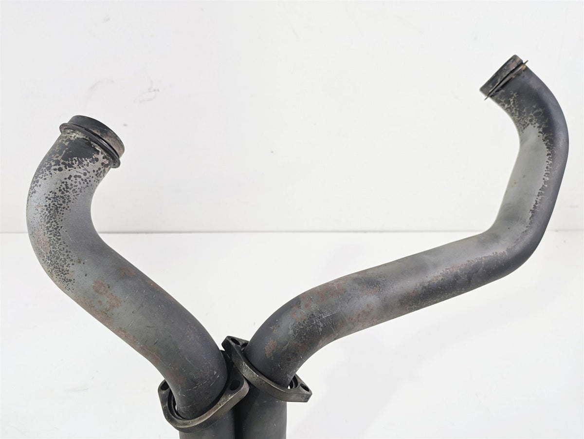 2001 Harley Touring FLHX Street Glide 2 into 1 Side Pipe Exhaust System Handmade {{ shop.shopifyCountryName }} - Mototech271