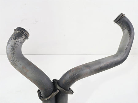 2001 Harley Touring FLHX Street Glide 2 into 1 Side Pipe Exhaust System Handmade {{ shop.shopifyCountryName }} - Mototech271