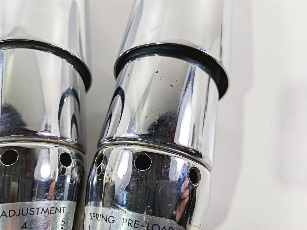 2011 Harley FXDF Dyna Fat Bob Rear Chrome Shock Damper Set 13.5" 54537-08A {{ shop.shopifyCountryName }} - Mototech271