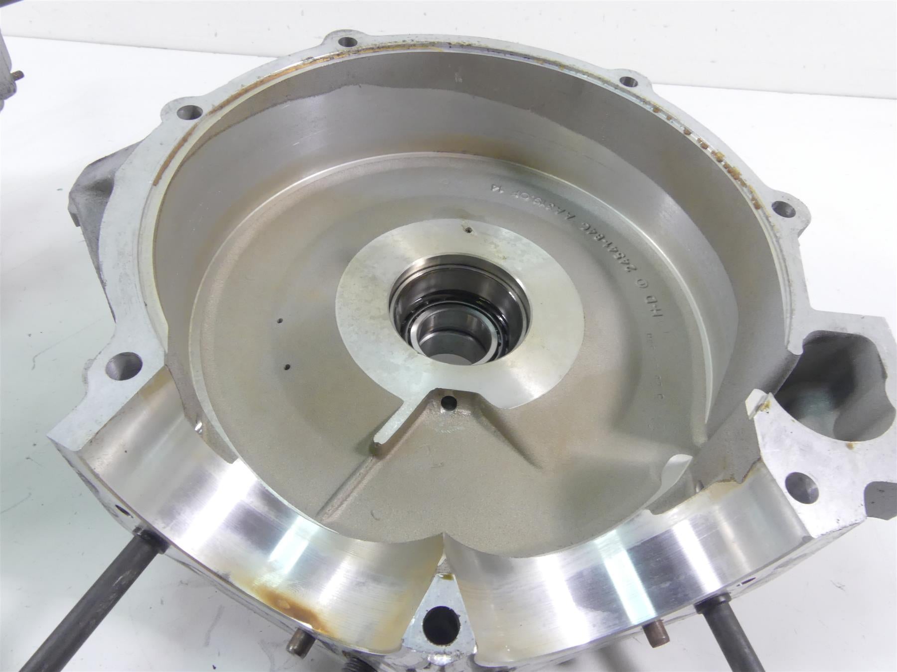 2000 Harley Dyna FXR4 CVO Super Glide Crankcase Engine Crank Case Set 24563-95 {{ shop.shopifyCountryName }} - Mototech271