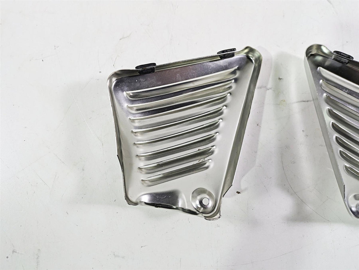 2006 Harley VRSCR Street V-Rod Silver Neck Cover fairing Set 66155-03 66156-03 {{ shop.shopifyCountryName }} - Mototech271